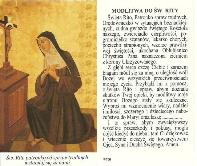 Czy modlitwa do świętej Rity pomaga w trudnych chwilach? Sprawdź!