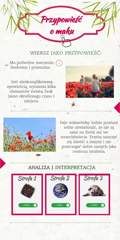 Przypowieść o maku scenariusz lekcji – gotowy plan zajęć z interpretacją i materiałami
